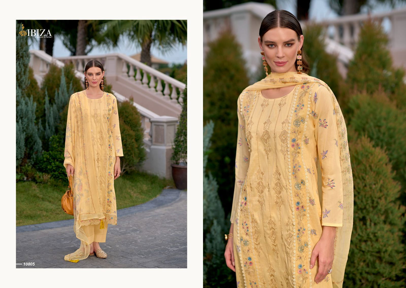 Lavesta By Ibiza Lawn Cotton Digital Printed Salwar Kameez Wholesale Clothing Suppliers In India

